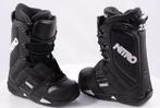 Chaussures de snowboard 37 38 40.5 EU NITRO noir/blanc, Envoi, Utilisé, Chaussures