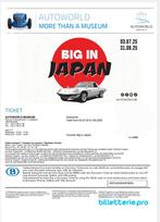 BIG IN JAPAN  Expo van de Japanse autogeschiedenis, Tickets en Kaartjes
