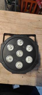 7x15w ledpar moonlight rgbw, Ophalen of Verzenden, Gebruikt, Licht, Kleur