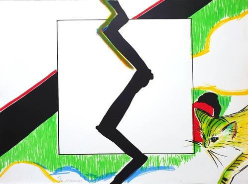 Roger Raveel - Genesis 8, Antiek en Kunst, Kunst | Litho's en Zeefdrukken, Ophalen