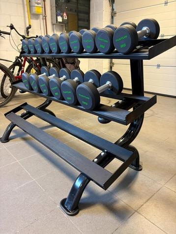 Tunturi dumbell rek en halterset 2-10 kg beschikbaar voor biedingen
