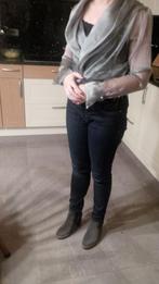 Blouse grijs doorschijnend, Ophalen of Verzenden, Zo goed als nieuw, Maat 38/40 (M), Grijs