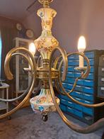 Lampje porselein retro, Huis en Inrichting, Lampen | Kroonluchters, Ophalen, Gebruikt, Metaal, Retro