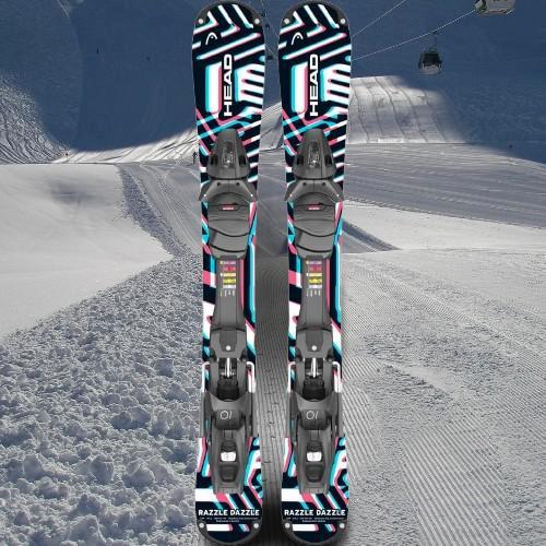 New Head Razzle Dazzle Snowblades 94 cm avec reliure, Sports & Fitness, Ski & Ski de fond, Neuf, Skis, Head, Carving, Moins de 100 cm