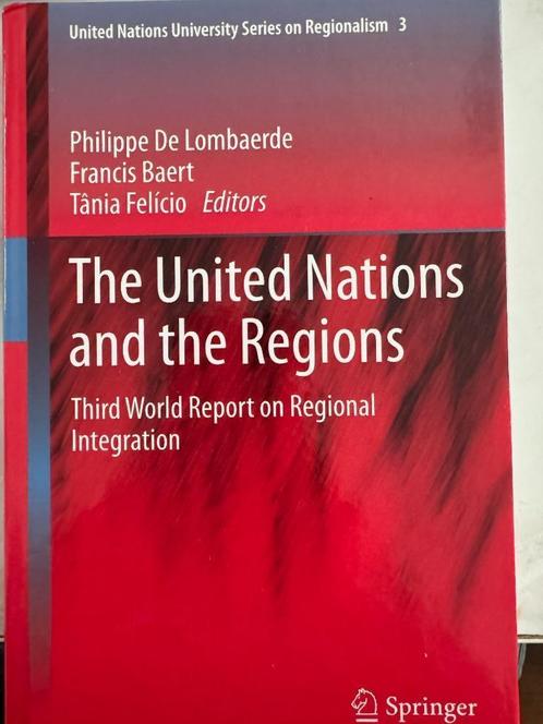 The United Nations and the regions - De Lombaerde, Baert, Livres, Politique & Société, Comme neuf, Enlèvement ou Envoi