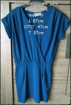 Leuke petroleumblauwe jurk Mamouchka S 36, Vêtements | Femmes, Comme neuf, Taille 36 (S), Bleu, Envoi