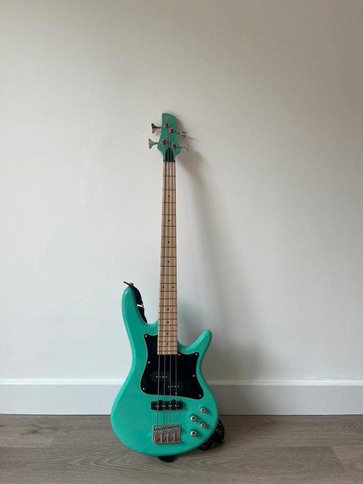 Ibanez SRMD200k basgitaar - turquoise, Muziek en Instrumenten, Snaarinstrumenten | Gitaren | Bas, Gebruikt, Elektrisch, Ophalen