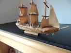 Vintage Decoratie houten zeilbootje ex Joegoslavië, Enlèvement, Utilisé, Voilier, Modèle réduit