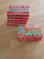 Maxell en BASF cassette bandjes, 2 t/m 25 bandjes, Ophalen of Verzenden, Onbespeeld, Nieuw in verpakking