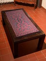 Massief eiken salontafel., Huis en Inrichting, Ophalen, Gebruikt