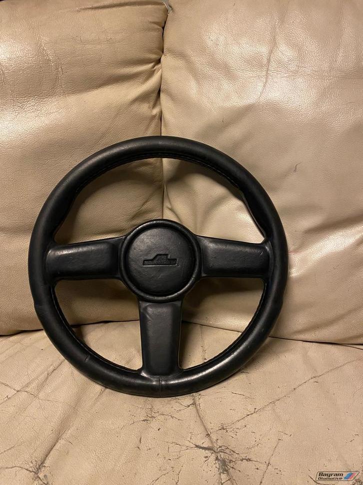 Ac Schnitzer zwart lederen stuur E30 E34 E32 sportstuur 3-se, Auto-onderdelen, Besturing, BMW, Gebruikt, Ophalen of Verzenden