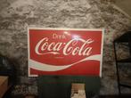 Coca Cola bord emaille, Verzamelen, Ophalen, Gebruikt, Reclamebord