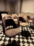 Eetkamer stoel - bruin zacht stof (30 stuks - kan apart), Huis en Inrichting, Stoelen, Ophalen, Bruin, Zo goed als nieuw, Stof