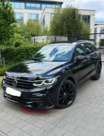 Volkswagen Tiguan r line 4 motion, Auto's, Automaat, Zwart, Leder, Diesel