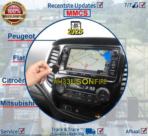 Mitsubishi - Peugeot - Citroën - Fiat MMCS 2025 Navigatie SD, Computers en Software, Navigatiesoftware, Update, Ophalen of Verzenden