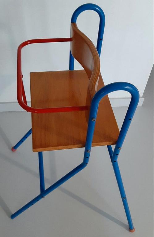 Meegroeiende kinderstoel /Design jaren '80, Kinderen en Baby's, Kinderstoelen, Gebruikt, Ophalen