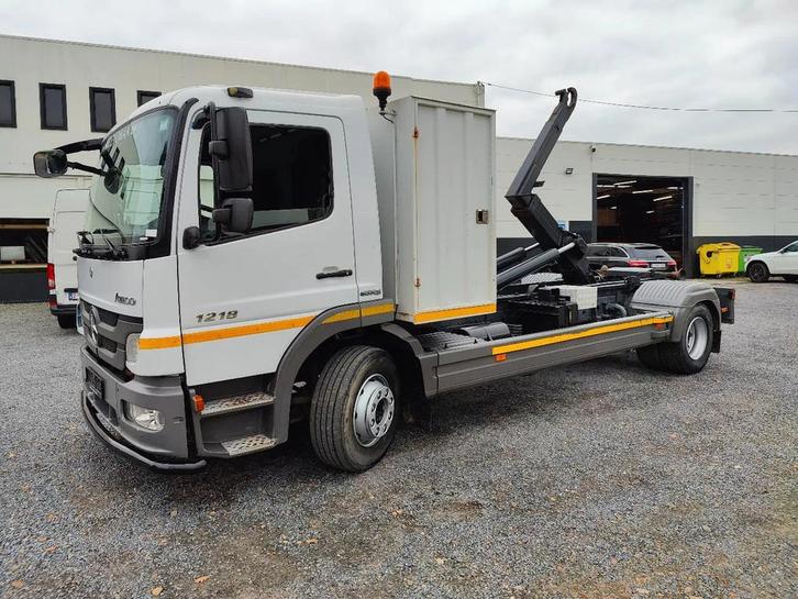 Mercedes-Benz Atego 1218 Containersystem / Hooklift Hyvalift, Auto's, Vrachtwagens, Bedrijf, Mercedes-Benz, Diesel, Euro 5, Handgeschakeld