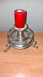 bougeoir en métal argenté, Enlèvement ou Envoi, Autres matériaux