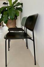 4 HAY Soft Edge stoelen - twee zwarte, twee groene, Huis en Inrichting, Stoelen, Ophalen, Gebruikt, Zwart, Vier