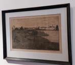 Walter Stevens - ets - "Doel"  - Nr/getekend/kader, Enlèvement ou Envoi