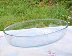 grand  plat ovale en verre pour four gratin, Enlèvement ou Envoi, Comme neuf, Verre, Récipient(s)