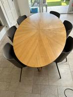 Eettafel merk Tomasucci Tallin, Ophalen, Gebruikt, 100 tot 150 cm, Eikenhout