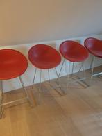 4 zeer moderne mooie hoge stoelen, Gebruikt, Ophalen of Verzenden