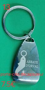 Porte-clé / décapsuleur orval, Ophalen