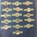 16 sigarenbandjes Stompkop: voetballers, Ophalen of Verzenden, Zo goed als nieuw
