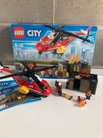 Lego city brandweer inzetgroep helikopter 60108, Kinderen en Baby's, Speelgoed | Duplo en Lego, Ophalen of Verzenden, Zo goed als nieuw