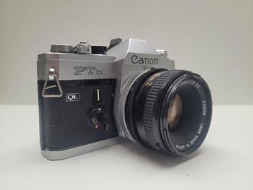 Canon FTb QL, Audio, Tv en Foto, Fotocamera's Analoog, Ophalen of Verzenden, Zo goed als nieuw, Canon