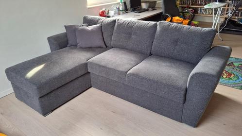 Zetel 3-zit longchair en bedfunctie, Huis en Inrichting, Zetels | Zetels en Chaises Longues, Nieuw, Stof, Ophalen