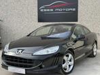 Peugeot 407 Coupé 3.0 HDi V6 SPORT (bj 2011, automaat), Auto's, Zwart, Parkeersensor, Zwart, Leder