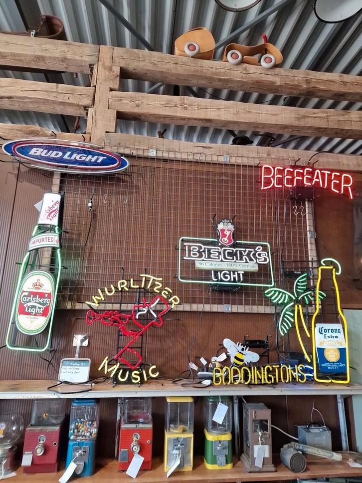 néon vintage original des États-Unis, Collections, Marques & Objets publicitaires, Utilisé, Table lumineuse ou lampe (néon), Enlèvement