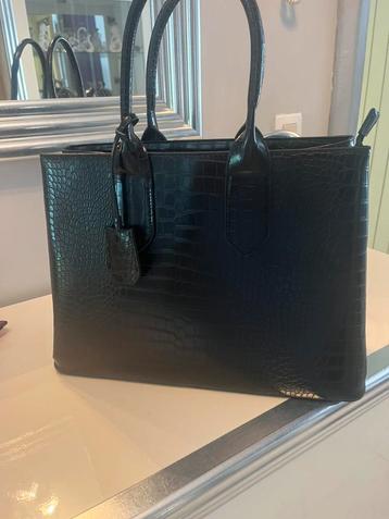 Grand Sac à Main en imitation Cuir Chic à Effet Croco beschikbaar voor biedingen