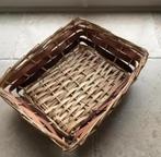 Rechthoekige mand van geweven hout, Ophalen, Zo goed als nieuw, Rechthoekig, Hout