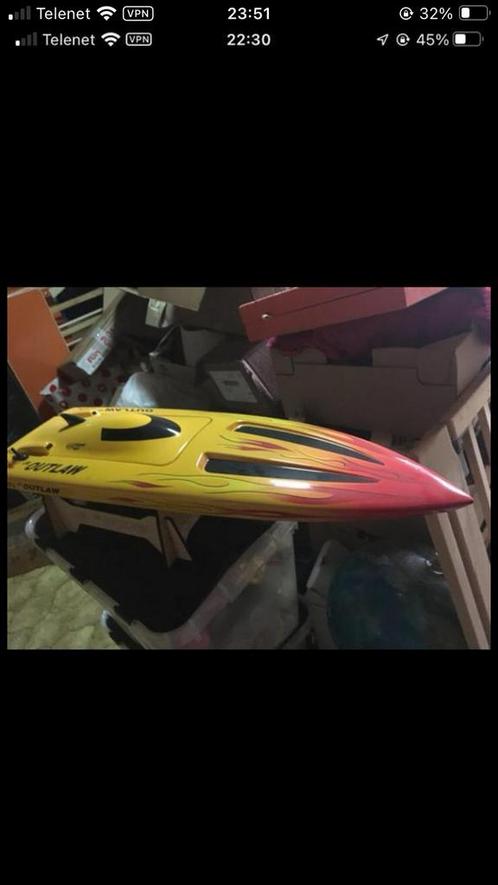 Thundertiger outlaw nieuwe speedboot rtr, Hobby en Vrije tijd, Modelbouw | Boten en Schepen, Nieuw, Ophalen of Verzenden