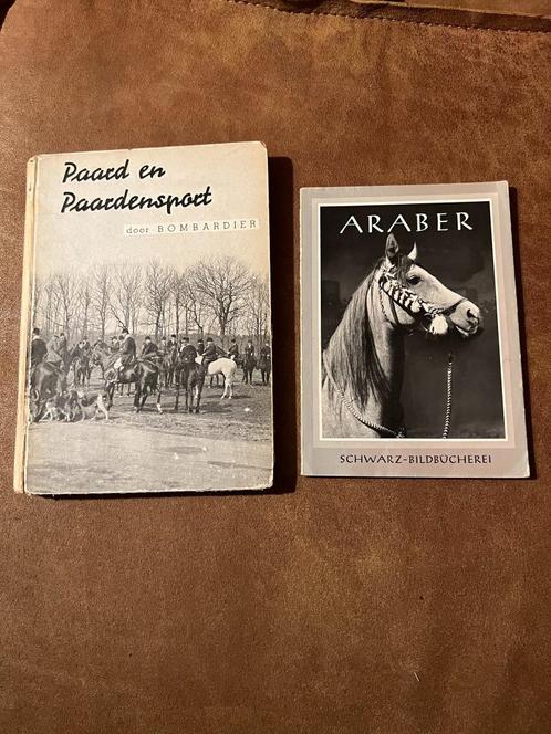 2 vintage boekjes rond paarden: Araber & Paard en Paardenspo, Boeken, Dieren en Huisdieren, Gelezen, Paarden of Pony's, Ophalen of Verzenden