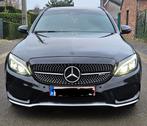 Mercedes c43 amg bi turbo 367 pk vierwielaandrijving, Auto's, Automaat, Zwart, Leder, Break