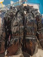 Veste d'hiver noire brillante avec capuche Bwkids Mt152, Enlèvement ou Envoi, Comme neuf, Bwkids, Fille