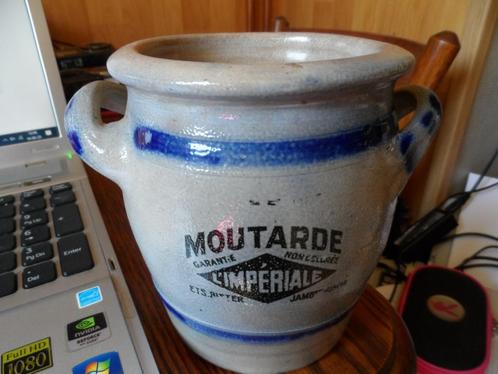 Pot en grès "MOUTARDE L'IMPERIALE" Ets. Blister Jambes-NAMUR, Antiek en Kunst, Antiek | Keramiek en Aardewerk, Ophalen of Verzenden