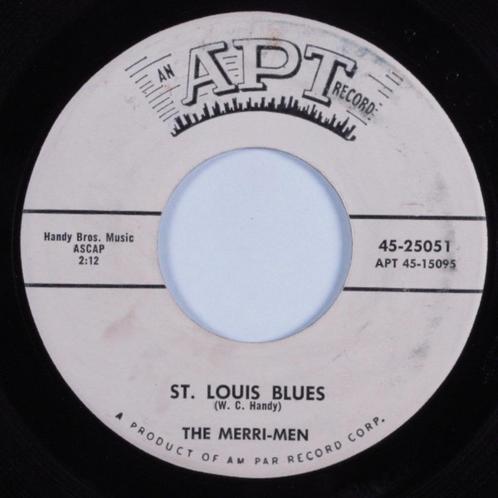 The Merri-Men ‎– St. Louis Blues " Popcorn ", CD & DVD, Vinyles Singles, Comme neuf, Single, R&B et Soul, 7 pouces, Enlèvement ou Envoi