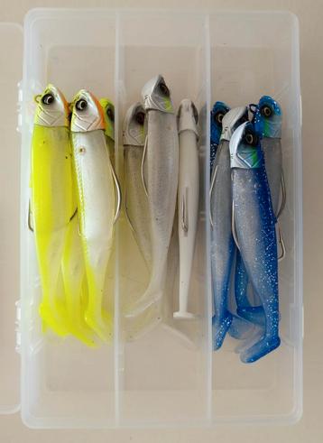 15 zeebaars shads, Savage Gear Minnow 28g beschikbaar voor biedingen