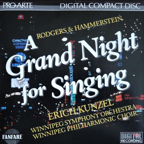A grand Night for Singing - Erich Kunzel - ProArte - DDD, Cd's en Dvd's, Cd's | Klassiek, Zo goed als nieuw, Opera of Operette
