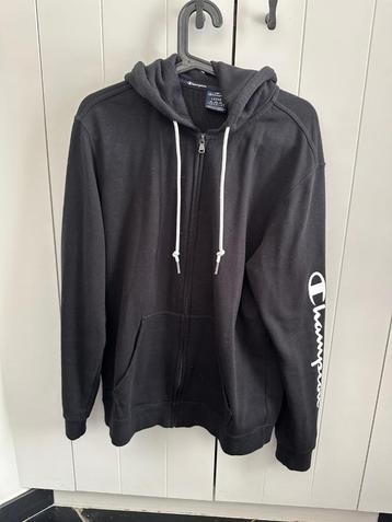 2x Sweatvest Champion zwart maat Large beschikbaar voor biedingen