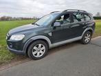 Chevrolet Captiva//benzine//7 plaatsen, Zwart, 4 cilinders, 1655 kg, Leder en Stof