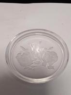 1 kristallen onderzetter van Val Saint Lambert, Antiek en Kunst, Ophalen of Verzenden