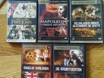 Lot van 5 DVD's - Geschiedenis - voor goed doel beschikbaar voor biedingen