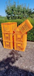 Bac de rangement — Poubelle empilable — Caisse - 600x400x349, Maison & Meubles, Cuisine| Tupperware, Enlèvement, Comme neuf, Orange