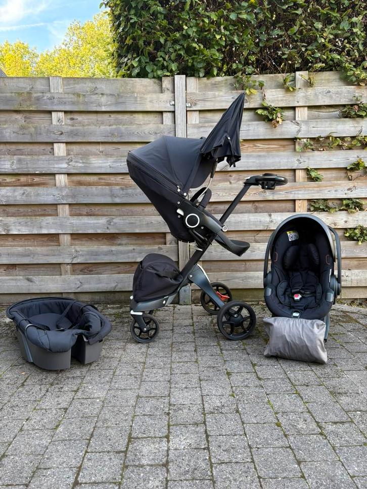Poussette Stokke Xplory V5 3en1 + base Isofix, Kinderen en Baby's, Kinderwagens en Combinaties, Ophalen